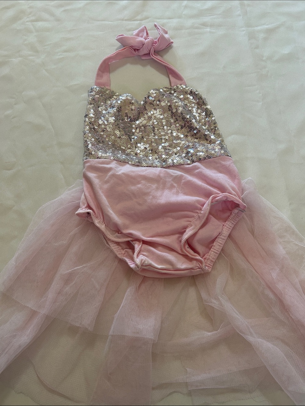 Pink Sequin Tulle Ballet Costume for Kids